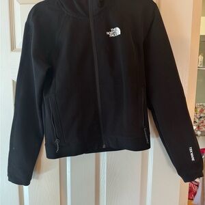 The North Face Black Ski Jacket with Stand-Up Collar